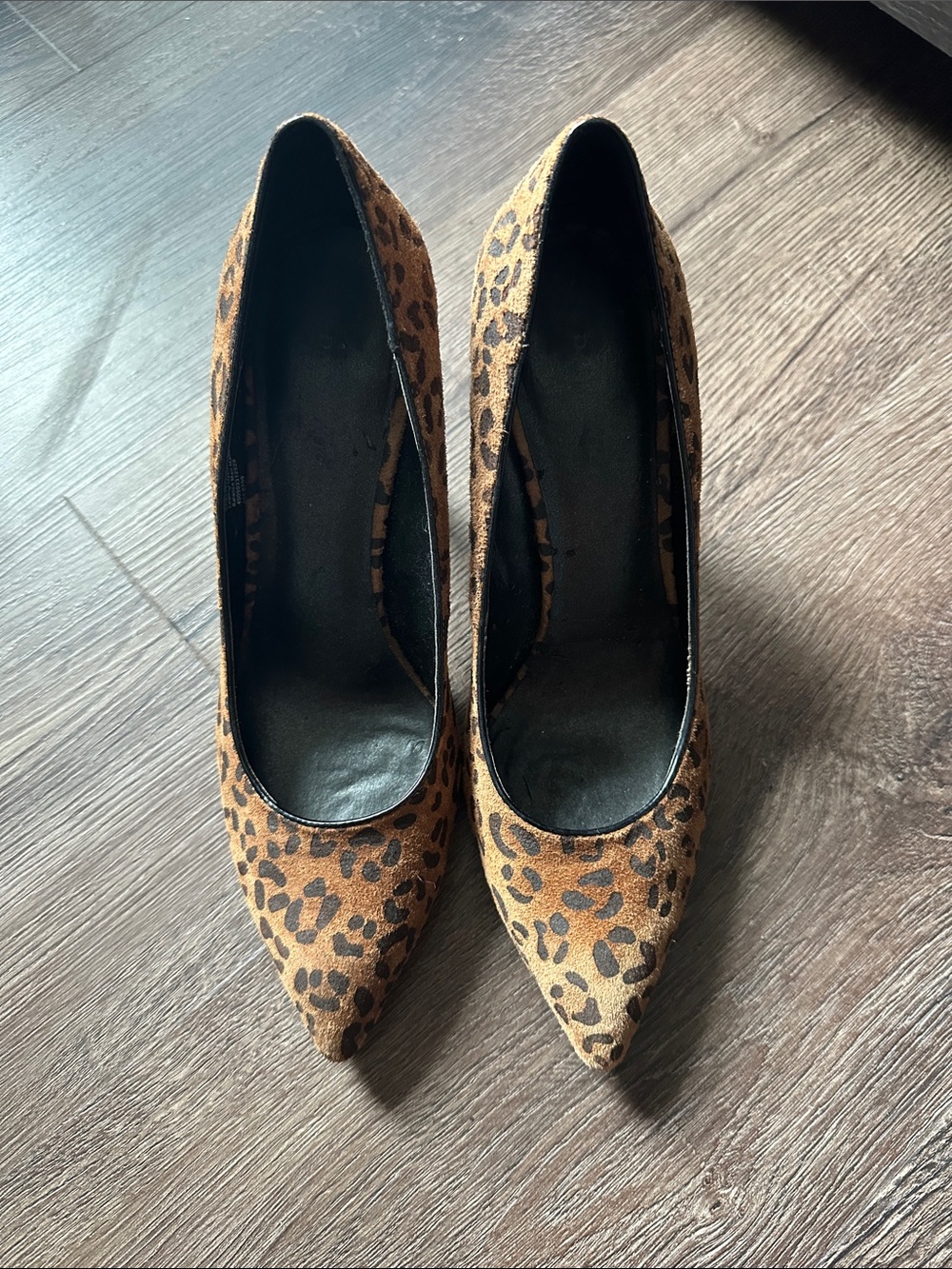Dana Buchman Leopard-Print Pointed Toe Pumps - Brown/Black